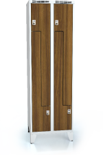 Kleiderschränke mit doppelwandige Tür in Z ALDERA mit Füße 1920 x 600 x 500